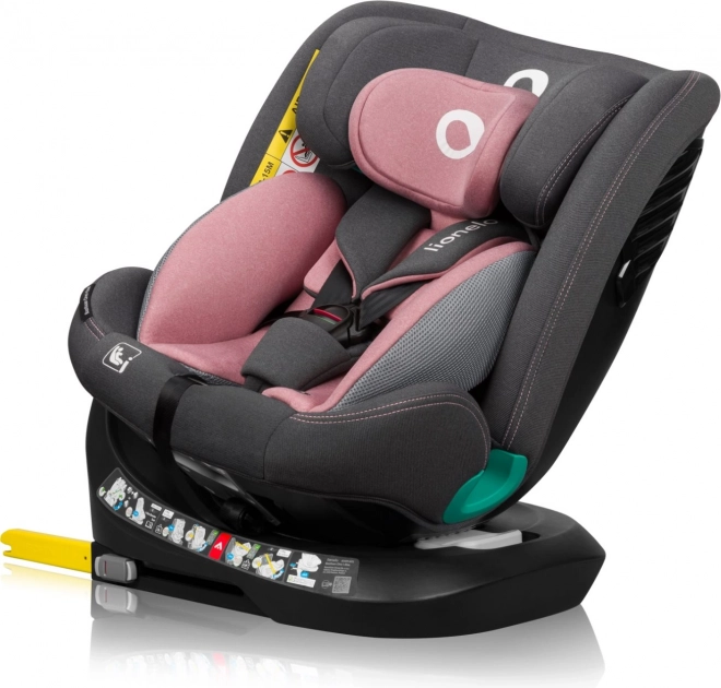 Lionelo Bastiaan i-Size autostol til børn Pink Rose