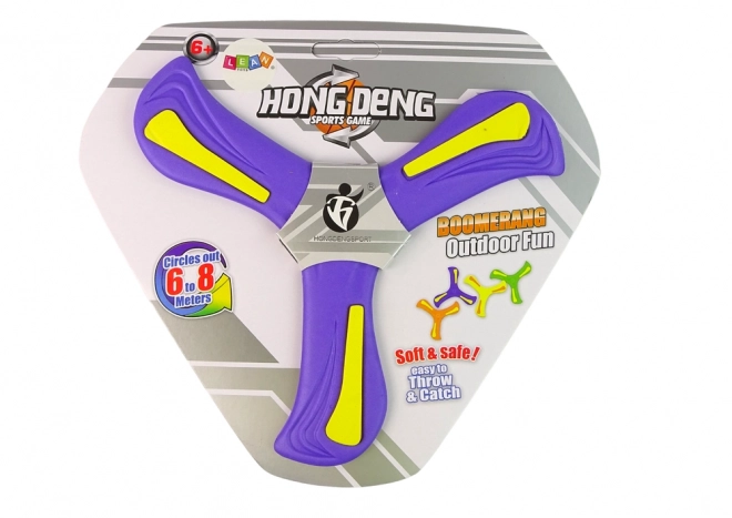 Boomerang flyvende disk smider lilla til børn