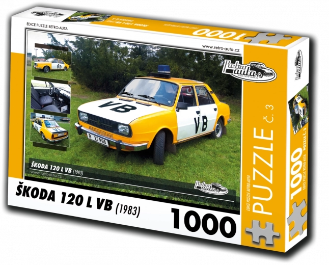 Puslespil RETRO-AUTA Škoda 120 L VB 1000 brikker