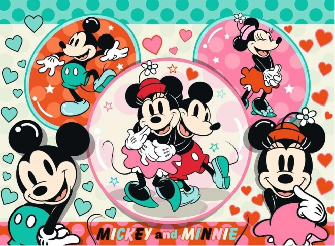 Puzzle RAVENSBURGER Mickey og Minnie: Drømmepar
