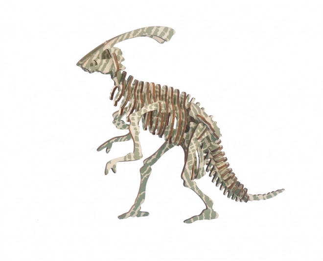 Woodcraft Træ 3D puslespil Parasaurolophus