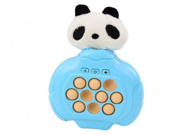 Pop-It Panda Plysbamse Arkade Konsol Vibrationssensorisk Spil