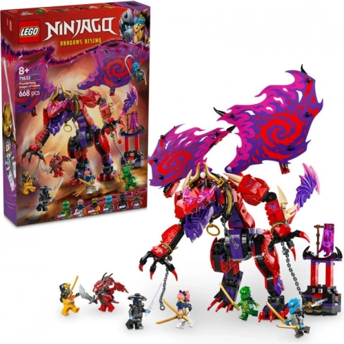 Lego Ninjago kaosdragen Thunderfang byggesæt til børn fra 8 år
