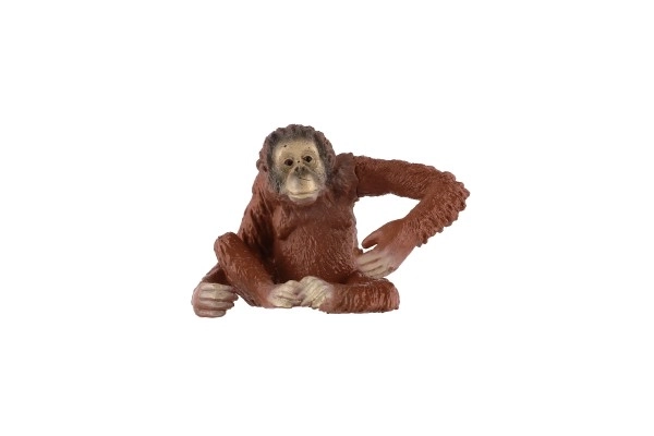 Sumatransk orangutang zooted plast 8cm i pose