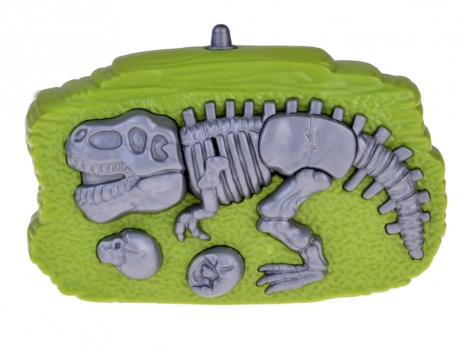 Grøn dinosaur med fjernbetjening