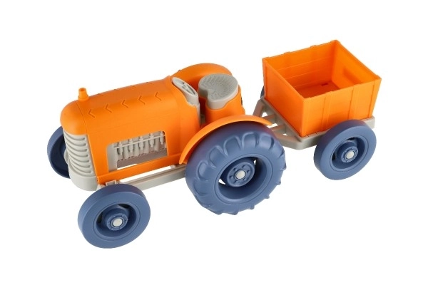Plasttraktor med anhænger 31 cm