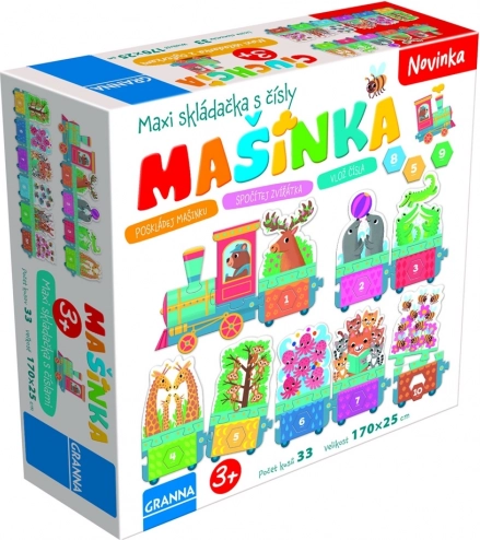 Granna Mašinka - lærerig puslespil til børn