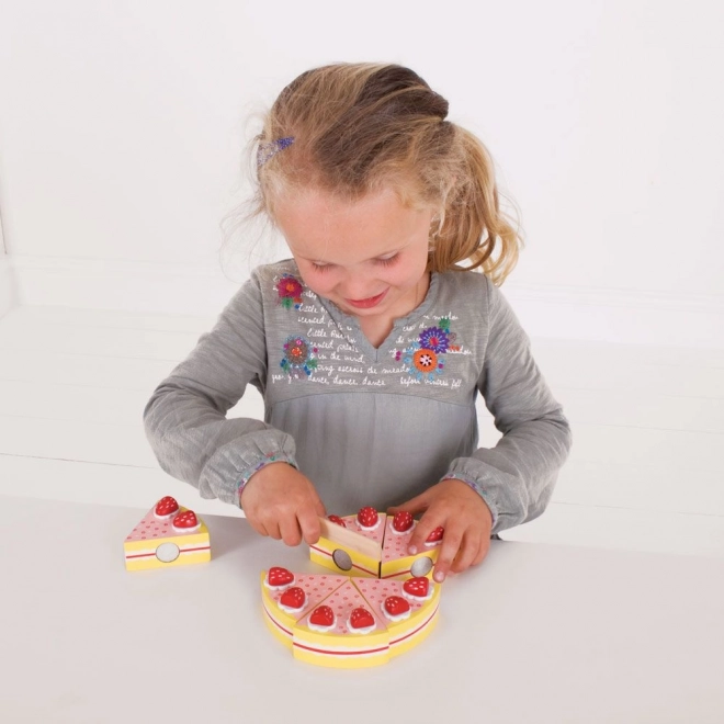 Bigjigs Toys Trækage med jordbær