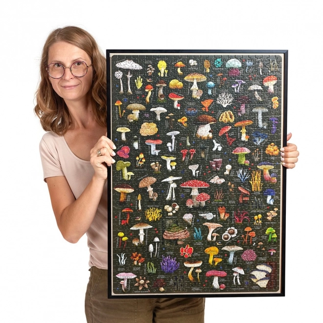 Puslespil Puzzlove Svampe 1000 brikker