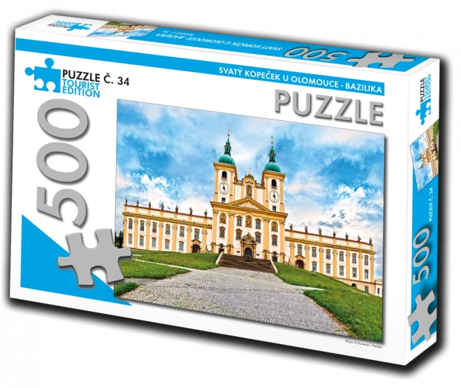 Puslespil Tourist Edition Svatý kopeček ved Olomouc – basilika 500 brikker