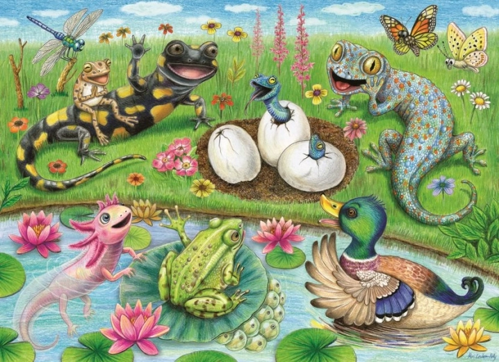 RAVENSBURGER puslespil Velkommen, unger! 60 brikker