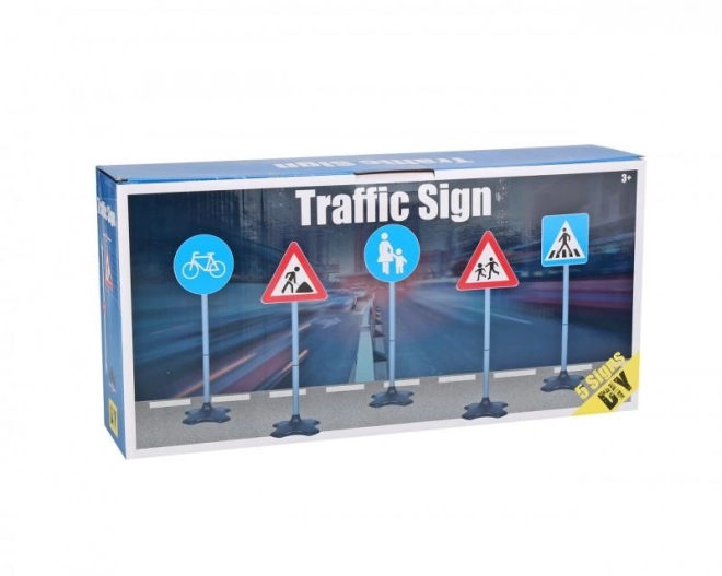 Trafikskilte 81 cm, 5 stk