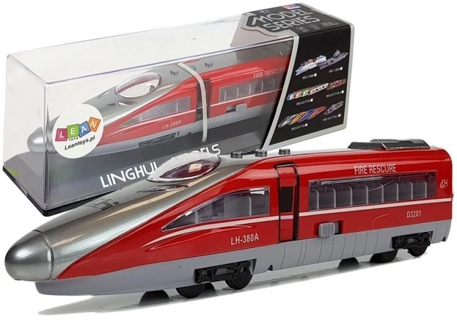 Tog Pendolino med træk Anordning Rød med lyd og lys