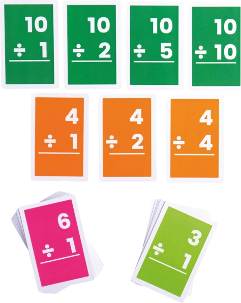 Bigjigs Toys kort til division 1–10