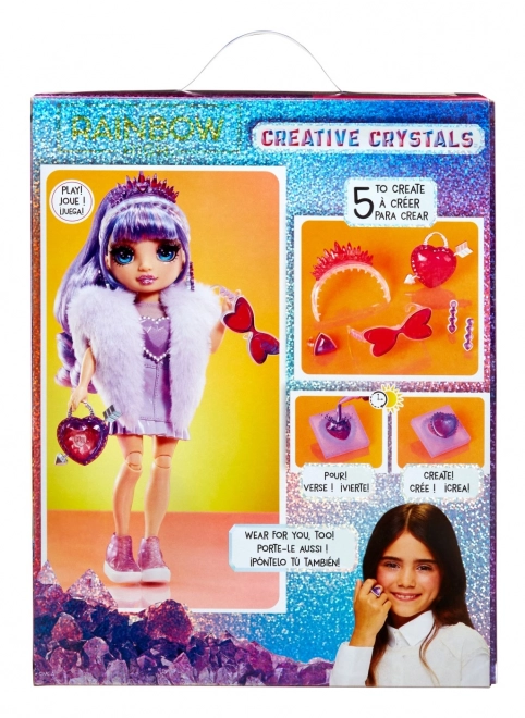 Rainbow High Kreative Krystaller dukke – Violet Willow