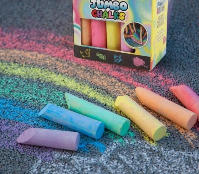 Tykt Kridt Jumbo 15 stk.