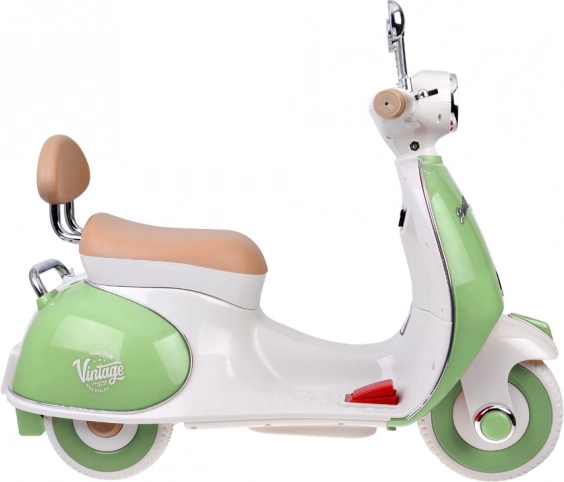Klassisk elektrisk børnescooter orange – Grøn