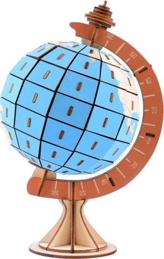 Træ 3D-puslespil globus WOODCRAFT