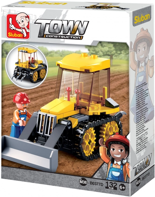 Sluban Town Byggere Lille Bulldozer