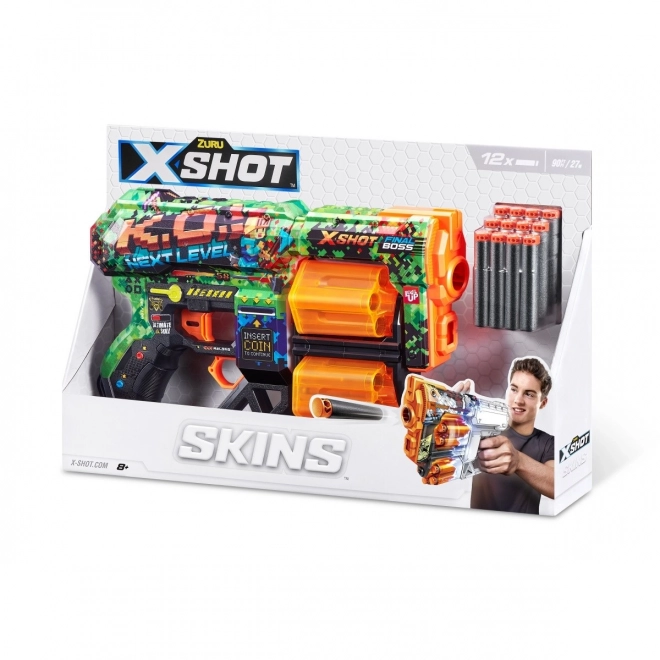 Afgangspistol X-Shot Skins Dread med 12 pile, version B