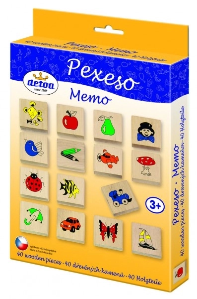 Træ pexeso - 40 dele