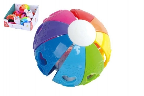 Regnbuebold rangle plast 10cm 6m+