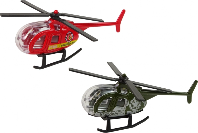 Fire unikke tematiske helikoptere