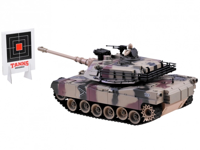 Stor fjernstyret tank US M1A2