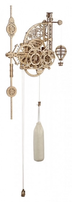 Ugears 3D træ mekaniske puslespil Vægur Aero