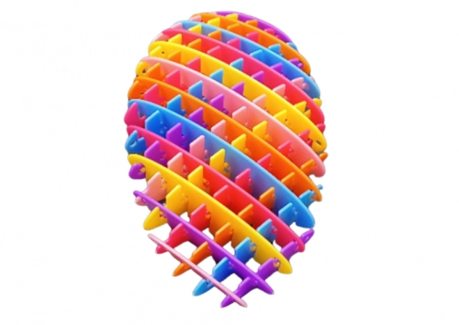 Regnbue antistress Elastisk sensorisk regnbuelegetøj 10 cm