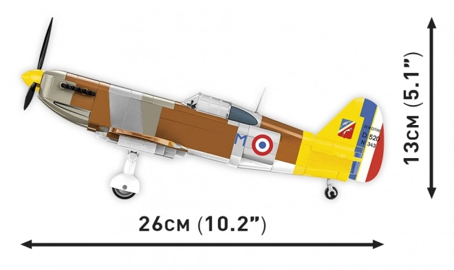 COBI 5734 II Verdenskrig Dewoitine D.520, 1:32, 335 kl, 1 f