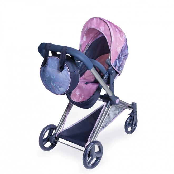 DeCuevas 81776 Sammenklappelig dukkevogn 3 i 1 med taske Magic Bubble 2024 - 73 cm