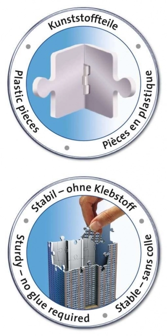 3D puslespil Empire State Building New York fra Ravensburger 216 brikker