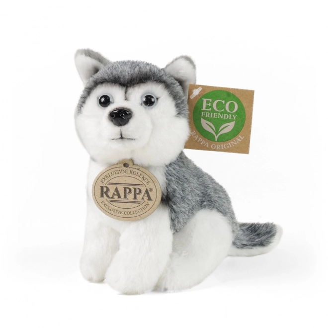 Plys-hund siddende 13 cm ECO-FRIENDLY