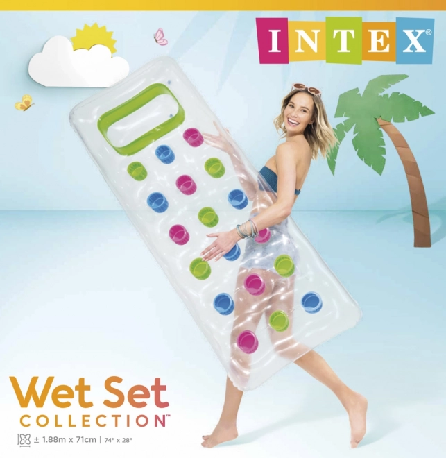 Oppustelig strandmadras 188 × 89 cm Intex