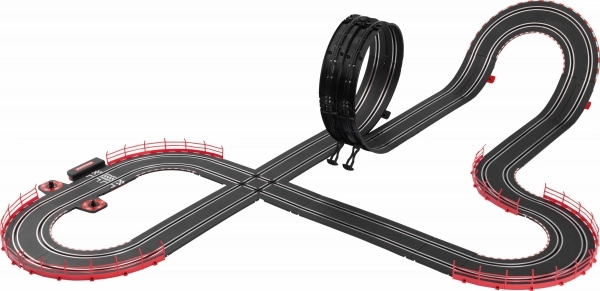 Actionbane med loop og lodret væg