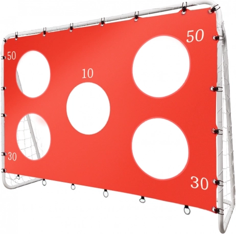 Fodboldmål til børn med præcisionsnet 2-i-1 215 x 153 x 76 cm