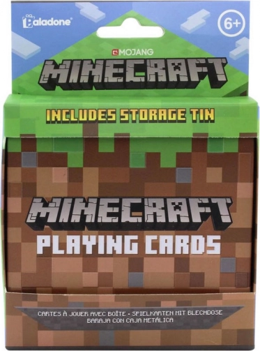 MINECRAFT spillekort i metaldåse