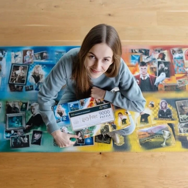 TREFL Puslespil UFT Harry Potter: Hogwarts-kollegier 9000 brikker