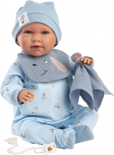 Dragt til dukke spædbarn New Born størrelse 40-42 cm med tilbehør