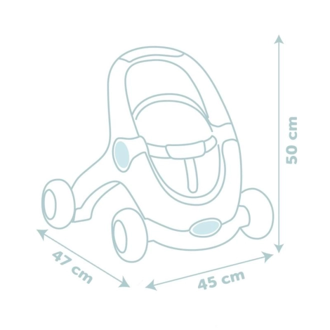 Smoby gåstol 3 i 1 med dukke