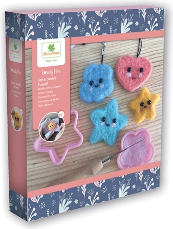 Lovely Box filt-sæt Kawaii – kreativt sæt til fremstilling af vedhæng