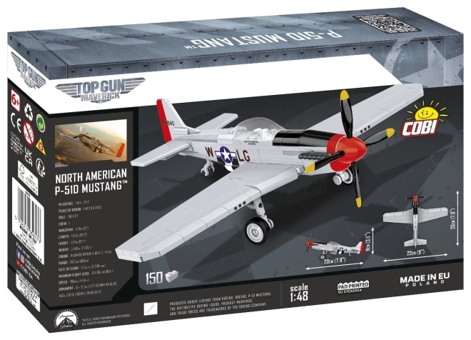Top Gun P-51D Mustang 150 klodser
