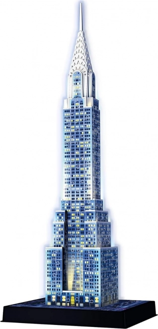 RAVENSBURGER Lysende 3D puslespil Nat Edition Chrysler Building 216 brikker