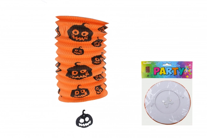 Lampion cylinder 15 cm - Græskar