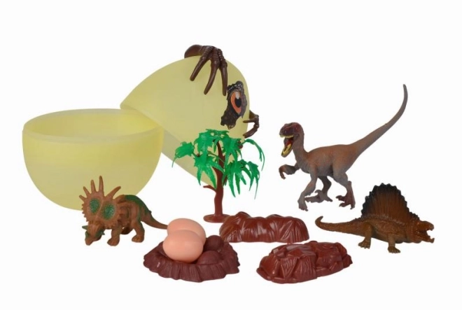 Dino æg med tilbehør, 3 slags, DP6