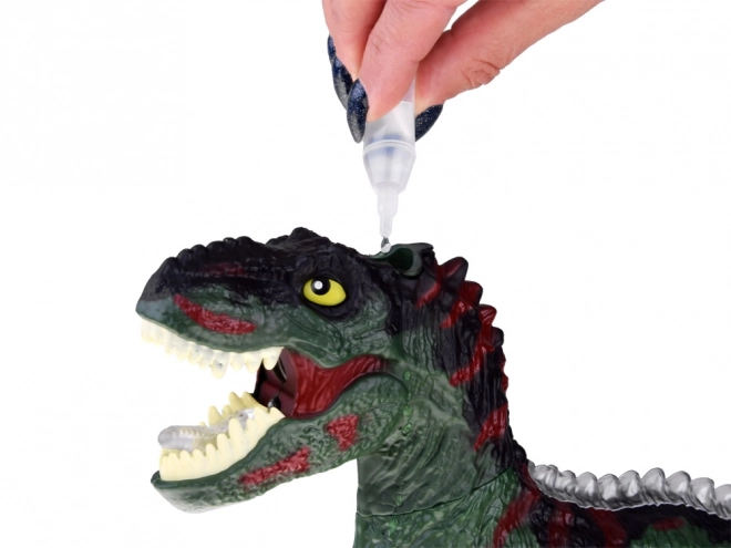 Fjernstyret dinosaurus med sensor – Grøn