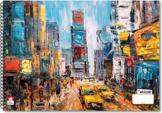 Skitseblok A3 New York - 40 ark, 190 g