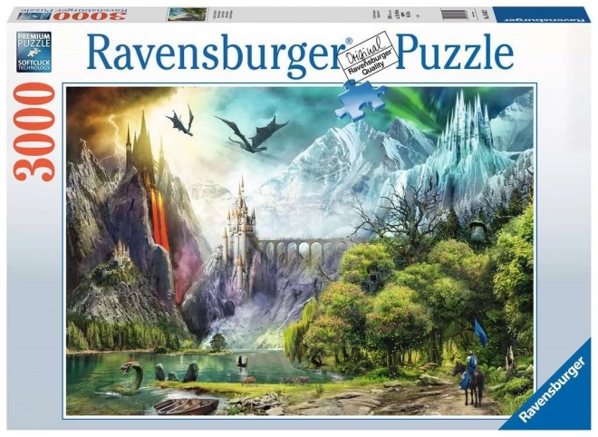 Puzzle Ravensburger Dragenes Regering 3000 brikker