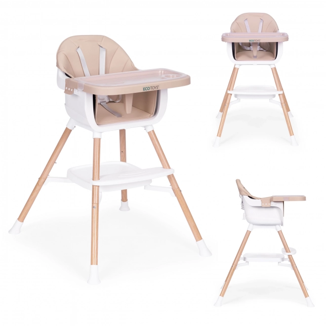 Børnespisestol 2-i-1 fra ECOTOYS